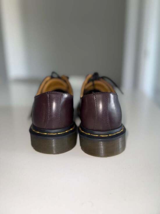 Dr. Martens 1461 Burgundy Smooth Leather 3-Eye Shoes Size US Men 7 / Women 8 main image 4